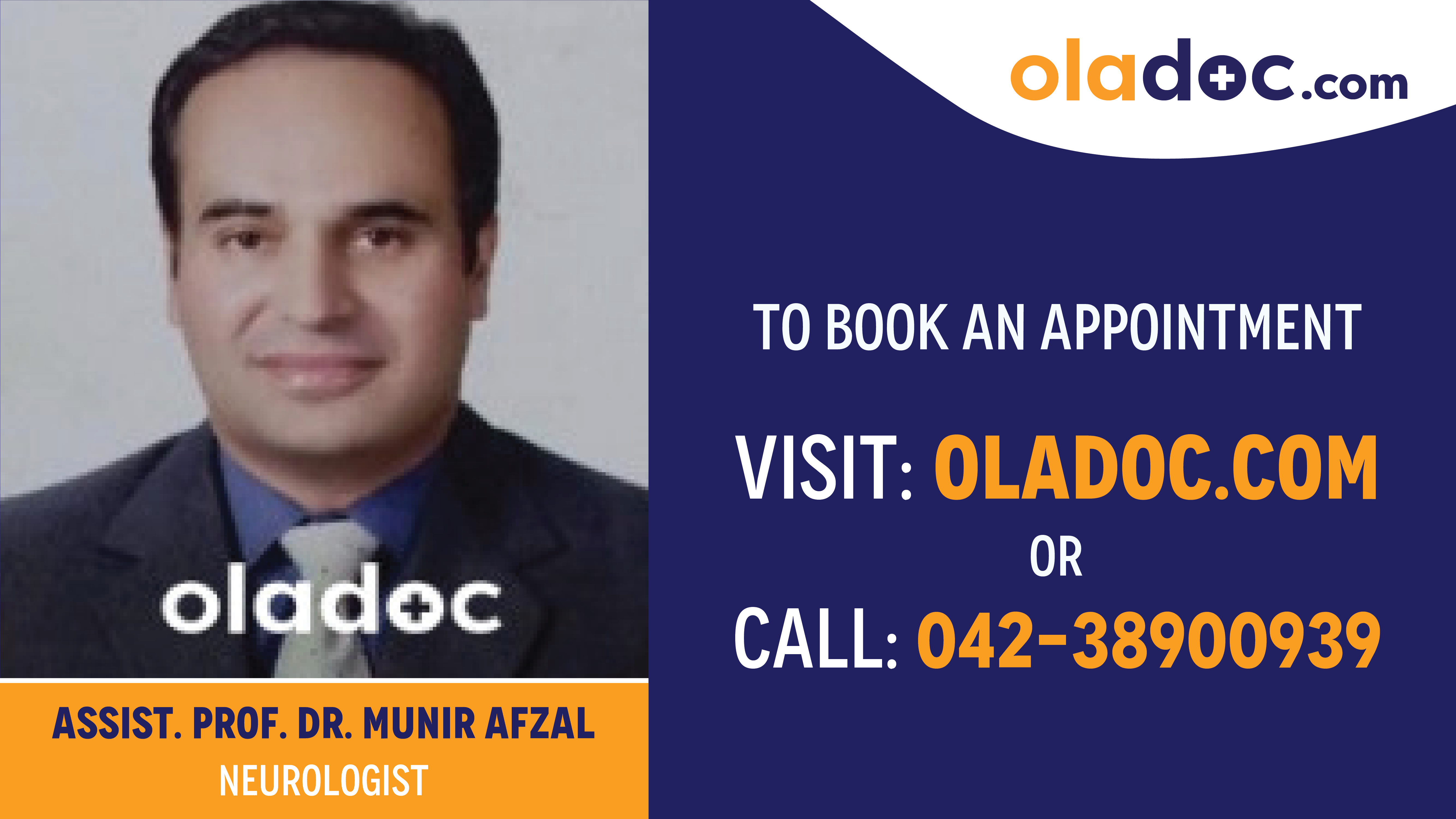 Book appointment with Dr.Munir Afzal-best Neurologist in Karachi